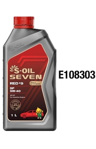 Моторное масло S-OIL SEVEN RED 9 SP 5W40 синтетическое E108303 1 л