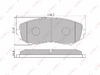 Колодки тормозные дисковые перед SUZUKI GRAND VITARA LYNXauto BD-7302