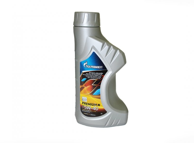 Моторное масло GAZPROMNEFT Premium N 5W-40 SN/CF A3/B4 синтетическое 1л 2389900143