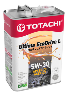Моторное масло TOTACHI Ultima EcoDrive L SN/CF ACEA C3 5W30 4 л