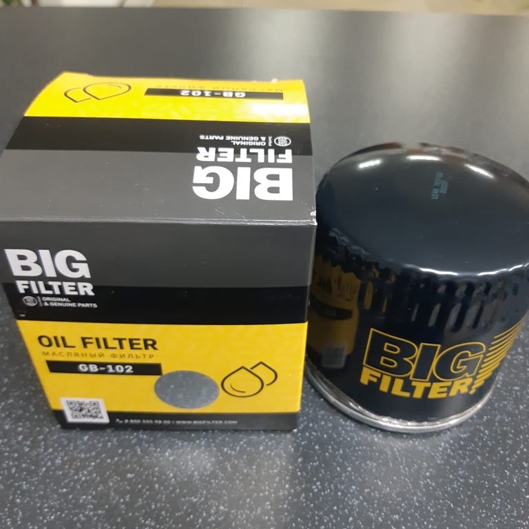 Фильтр масляный BIG FILTER GB102 LADA 2101-2104, 2106-2107, NIVA