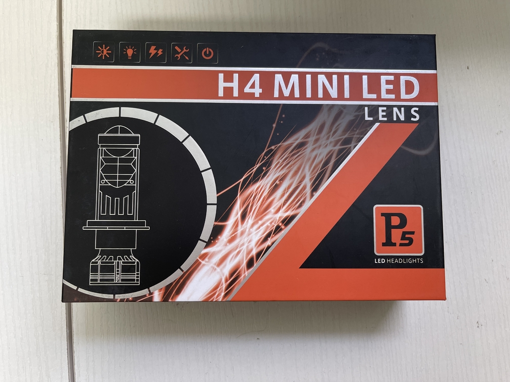 Светодиодные лампы с линзой P5, Led лампы H7 белый свет