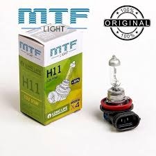 Галогенная лампа MTF H11 12V 55W - Standard +30% MTF HS1211