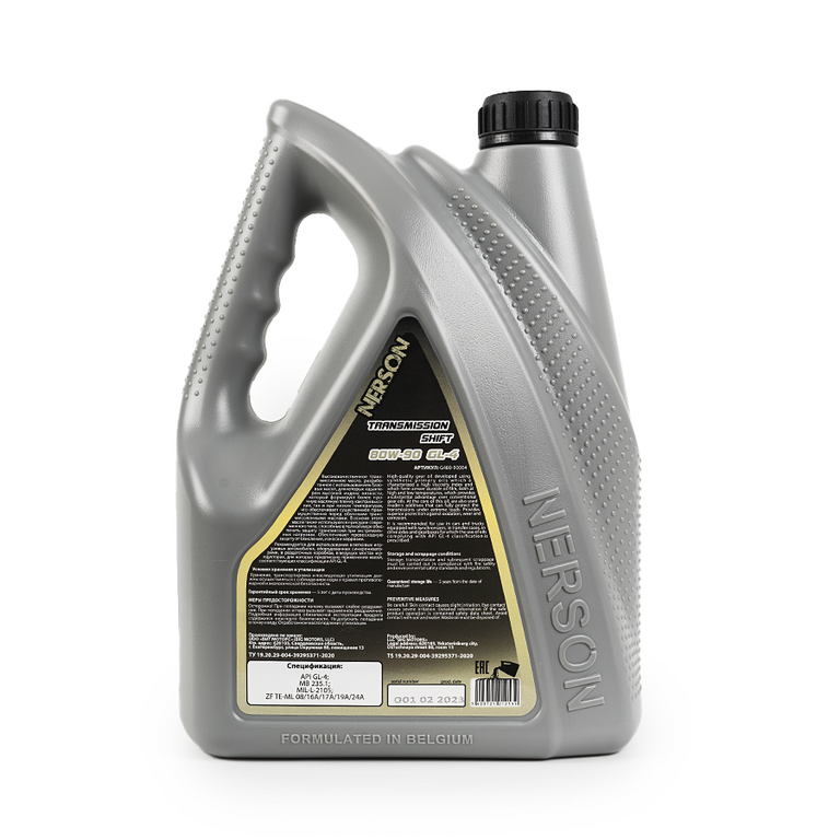 Трансмиссионное масло NERSON OIL G48090004 Transmission Shift GL-4 80W-90 mineral 4л