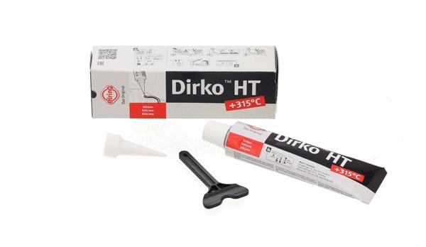 Герметик Dirko HT Elring 006553 черный силиконовый 70мл (от -60С до +315С)