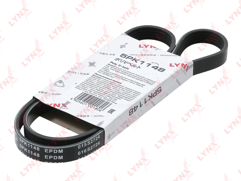 Ремень поликлиновый LYNXauto 5PK1148