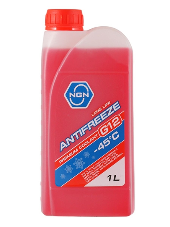 Антифриз NGN V172485621 G12-36 красный 1 л