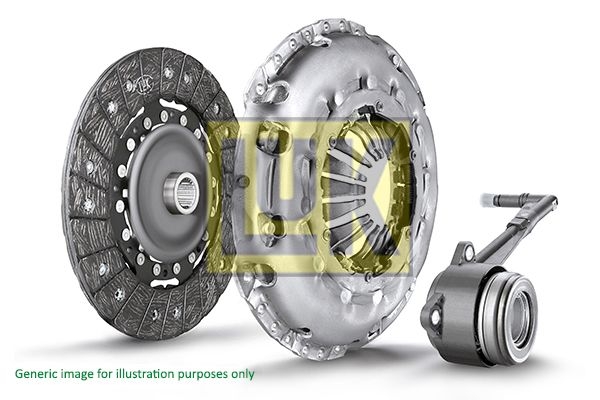 Комплект сцепления NISSAN JUKE QASHQAI / QASHQAI +2 TIIDA RENAULT MEGANE LUK 623 3553 33