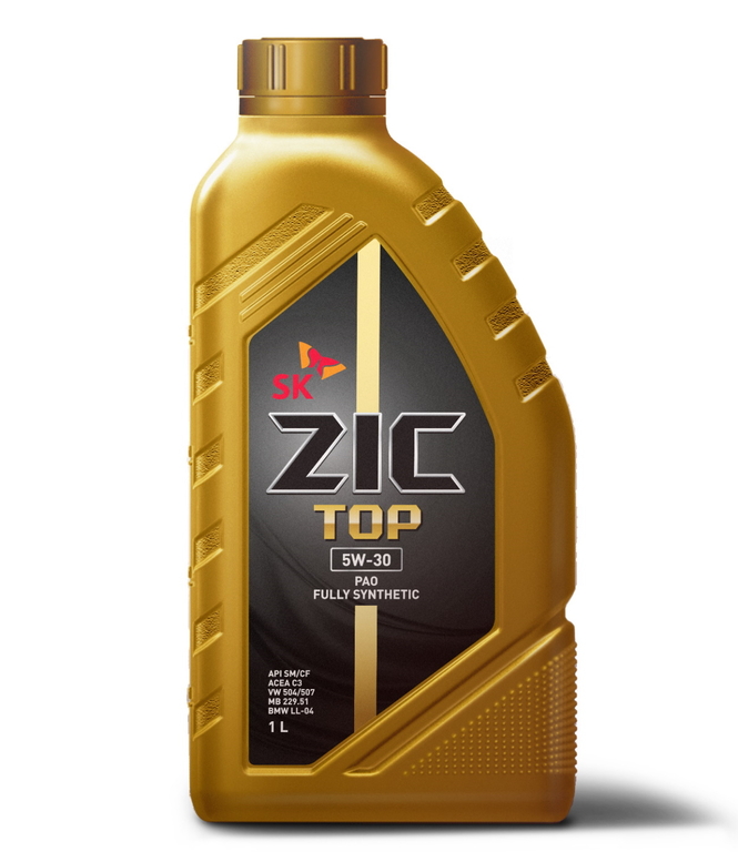 Масло моторное ZIC TOP LS 5W-30 SN C3 синтетическое 1 л