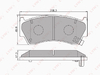 Колодки тормозные дисковые LYNXauto BD-5703 Перед