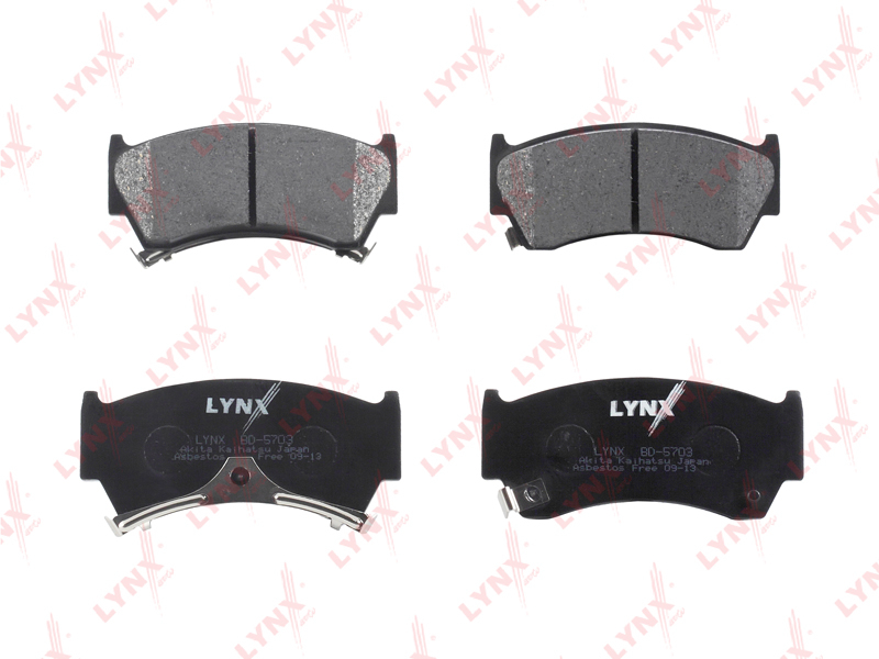 Колодки тормозные дисковые LYNXauto BD-5703 Перед