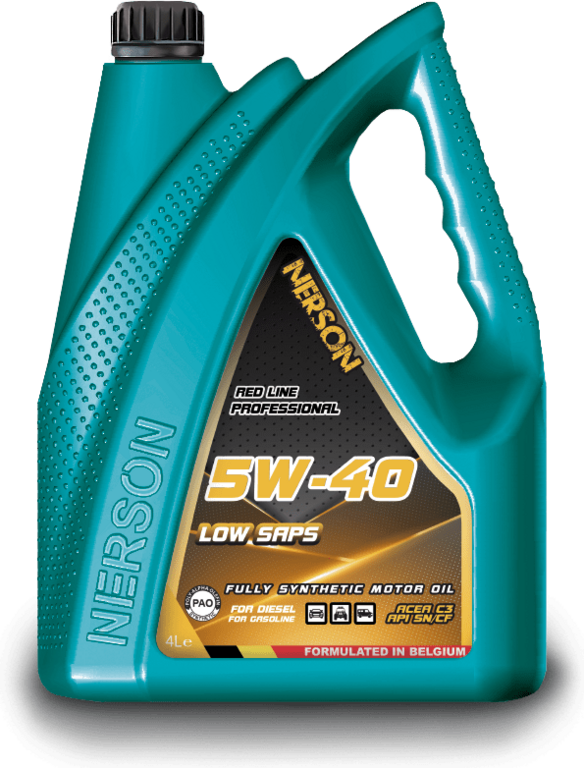 Моторное масло NERSON OIL Red Line Professional Fully Synthetic ACEA C3 5W-40 4л