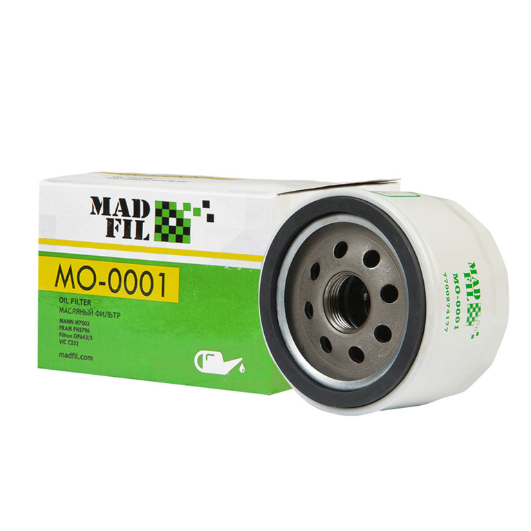 Фильтр масляный MADFIL MO0001 RENAULT Clio,Megane,Laguna