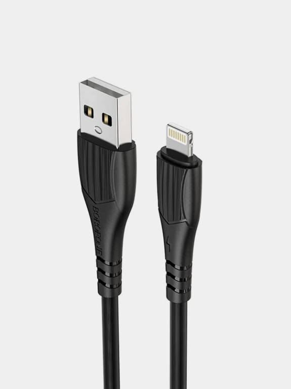 Кабель зарядный BOROFONE BX37 (1m, for IP) 2.4A Apple iPhone