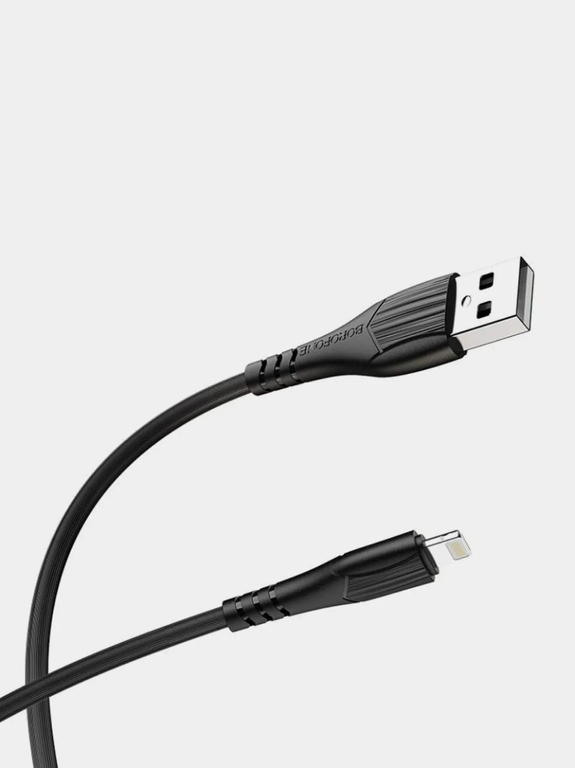 Кабель зарядный BOROFONE BX37 (1m, for IP) 2.4A Apple iPhone