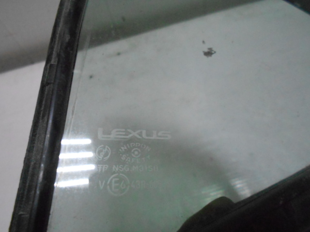 Стекло глухое LEXUS IS250 GSE20 Зад. Лев. (б/у) 6818953030