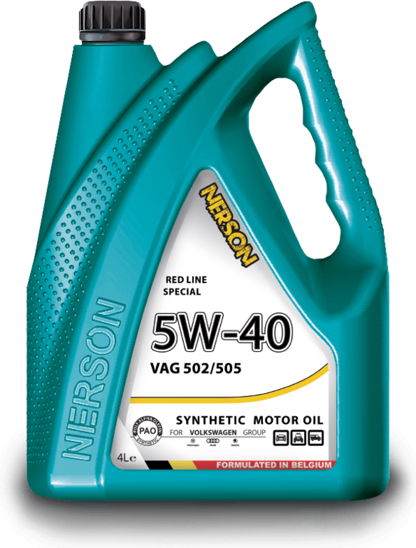 Моторное масло NERSON OIL VAG540004 Red Line Special VAG 502/505 5W-40 4л