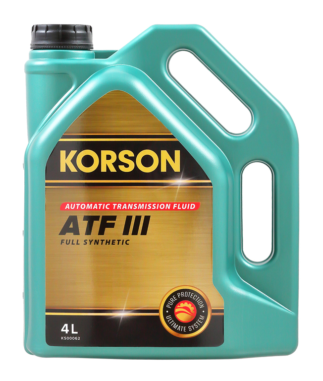 Трансмиссионное масло KORSON KS00062 ATF III FULL SYNTHETIC 4 л