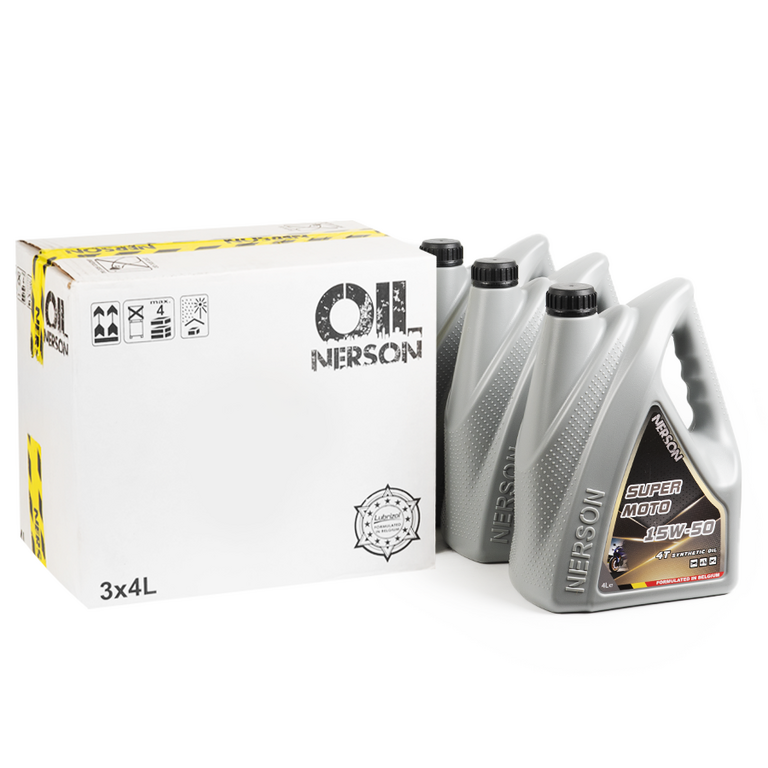 Моторное масло 4T NERSON OIL SM4T0004 SuperMoto synthetic 15W-50 4л
