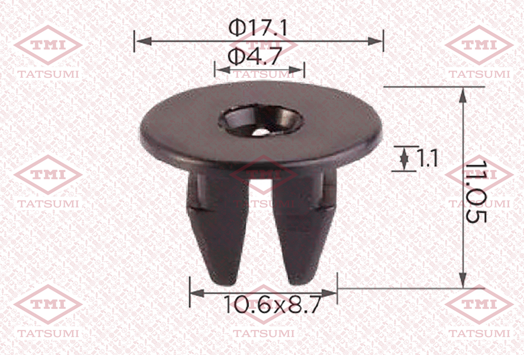 Клипса автомобильная TATSUMI TJB1268