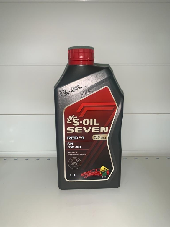 Моторное масло S-OIL SEVEN RED 9 SN 5W40 синтетическое E107618 1 л