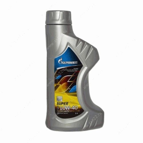 Моторное масло GAZPROMNEFT Super 10W-40 SG/CD полусинтетическое 1л 2389901317