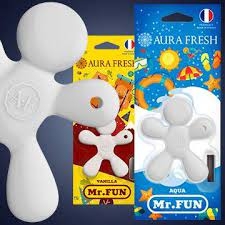 Ароматизатор на кондиционер Vanilla/Ваниль AURA FRESH MR.FUN