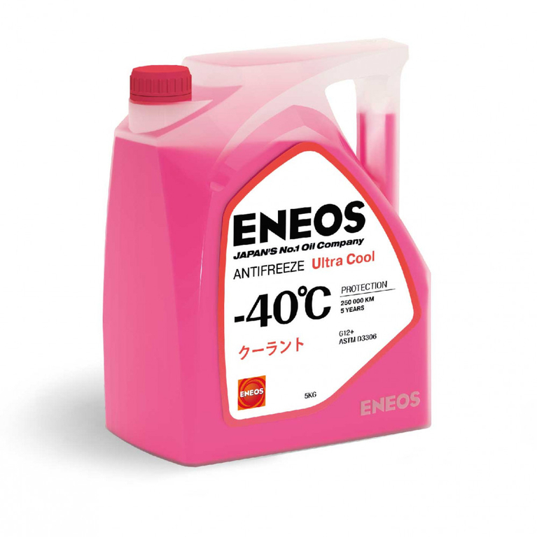 Антифриз ENEOS G12+ Ultra Cool -40°C 5кг розовый z0080