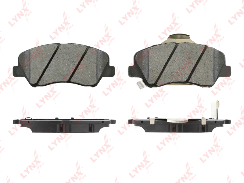 Колодки тормозные LYNXauto BD-3636 OEM Hyundai/Kia 58101H5A25 Перед