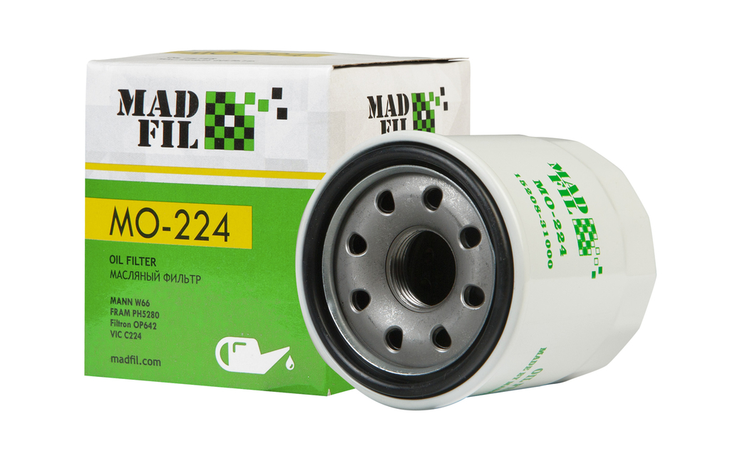 Фильтр масляный MADFIL MO224 NISSAN Primera