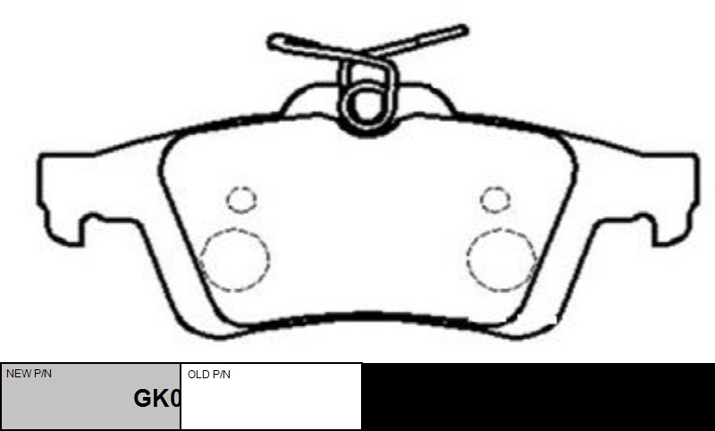 Колодки тормозные CTR GK0659 Зад