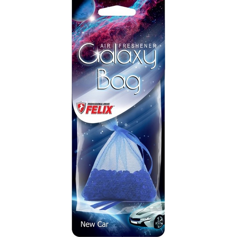 Ароматизатор подвесной Новая машина FELIX Galaxy bag мешочек с гранулами FELIX 411040140