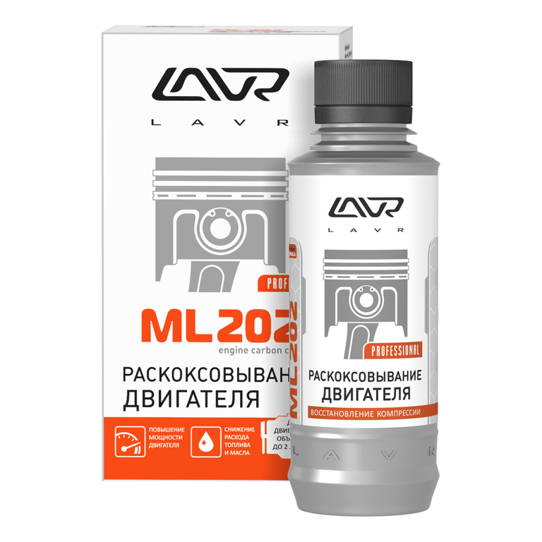 Раскоксовывание двигателя LAVR ML202 LN2502