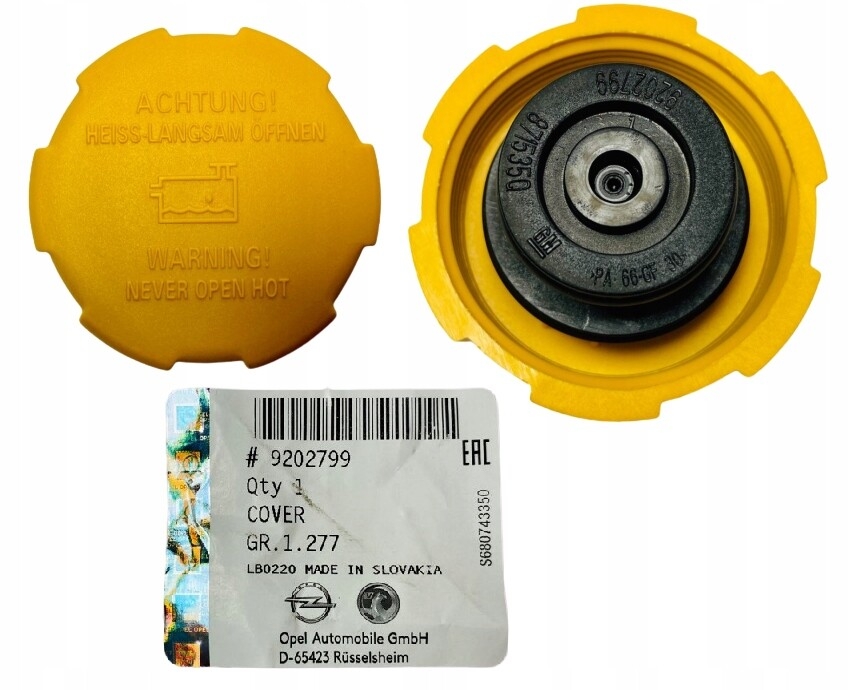 Крышка бачка охл. жидкости GM 9202799