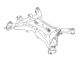 Подрамник Nissan Murano 2008-2013  Z51 VQ35, задний 55400JP20B