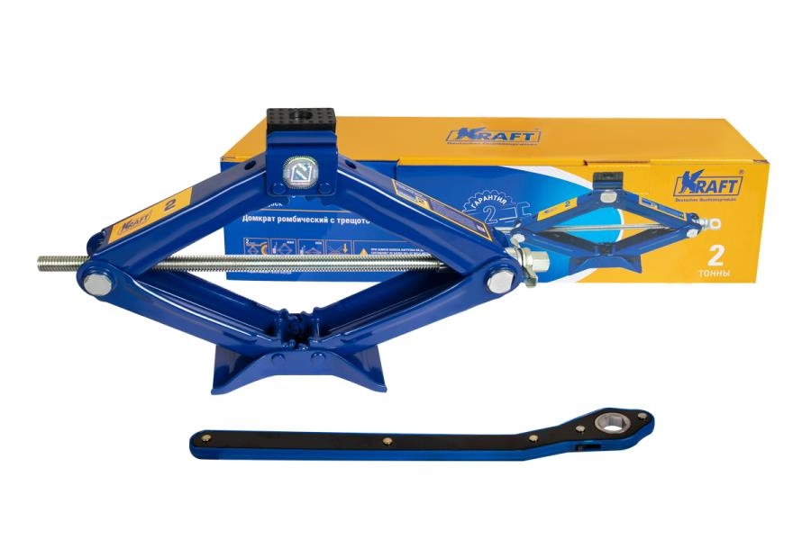 Домкрат ромбический 2 т KRAFT 100 - 400 мм Kraft KT800072