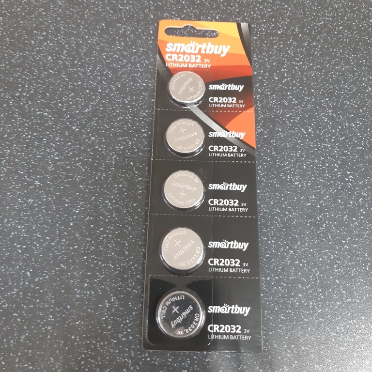 Батарейка SMARTBUY CR2032 Lithium 3V