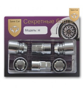 Гайка колесная M12*34*1,5 CH19/21 секрет. конус вращ.кольцо