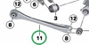 Рычаг подвески Зад Stellox 57-02419-SX OEM BMW 33326792525