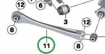 Рычаг подвески Зад Stellox 57-02419-SX OEM BMW 33326792525