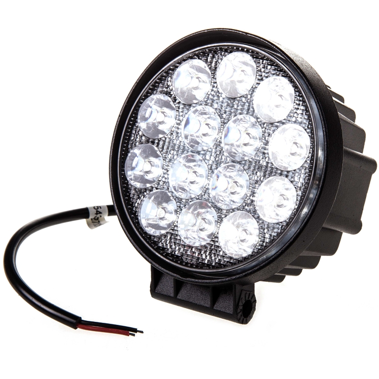 Фара противотуманная OFF ROAD SKYWAY диаметр 115 мм круглая 12V/24V 42W 14 диодов дальний свет