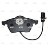 Колодки тормозные дисковые перед CKVW-28 CTR GK1255