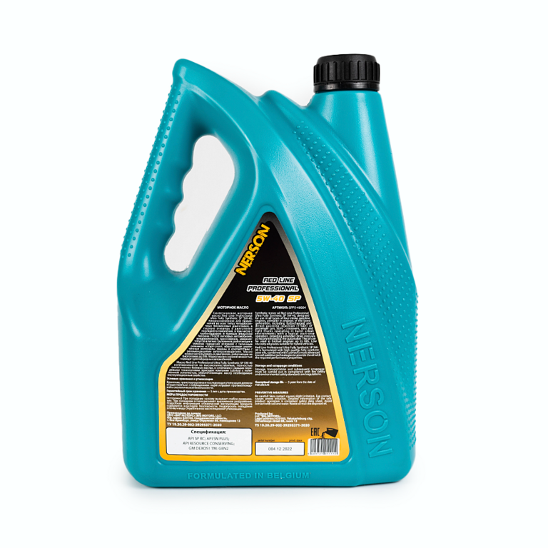 Моторное масло NERSON OIL SPP540004 Red Line Professional Ultra Fully Synthetic SP 5W-40 4л