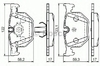 Колодки тормозные дисковые Зад BMW 7 Bosch 0986494286