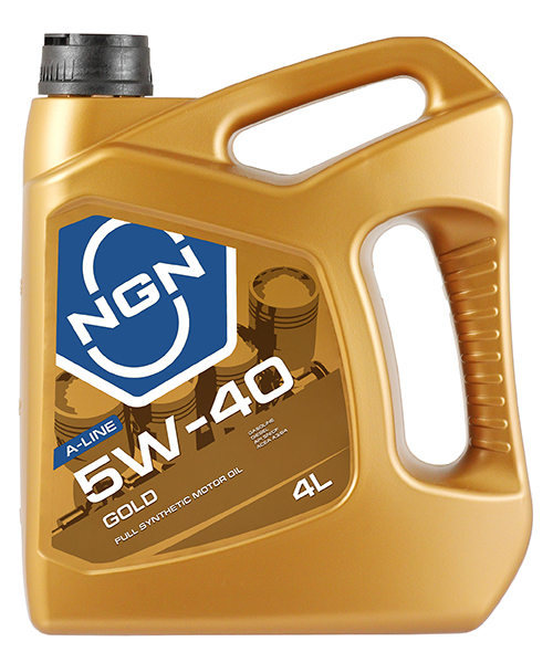 Моторное масло NGN V272085302 5W-40 GOLD A-LINE SN/CF 4л 