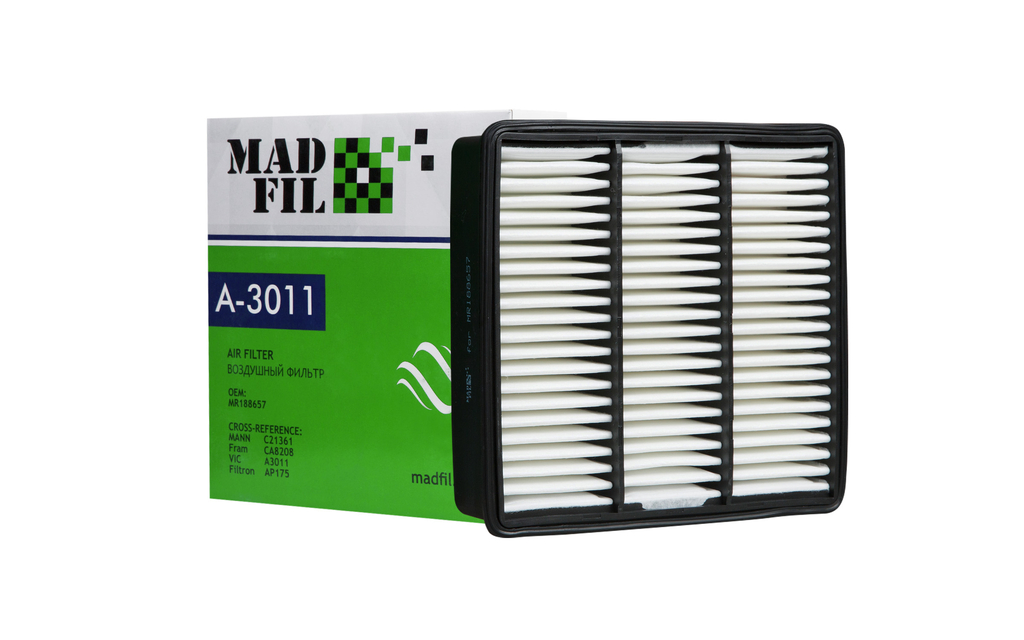 Фильтр воздушный MADFIL A3011 MITSUBISHI Airtrek,Colt,Lancer,Monte