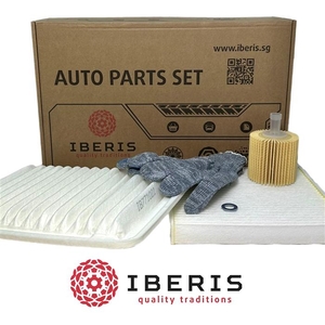 Комплект фильтров IBERIS IB770027KIT TOYOTA CAMRY V50 LEXUS ES OEM 90915YZZE2 1780128030 87139YZZ16