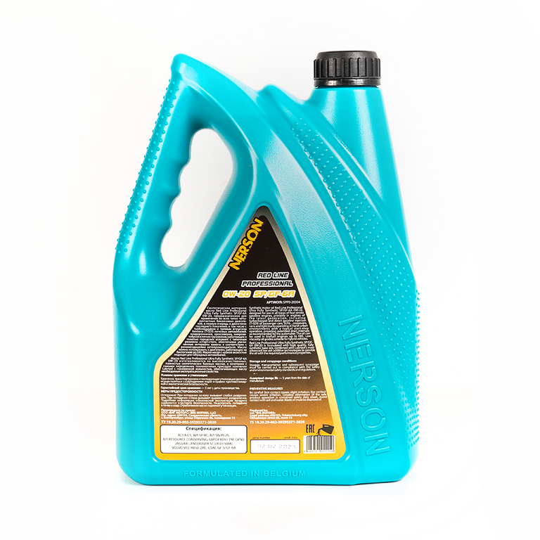 Моторное масло NERSON OIL SPP020004 Red Line Professional Ultra Fully Synthetic SP/GF-6A 0W-20 4л