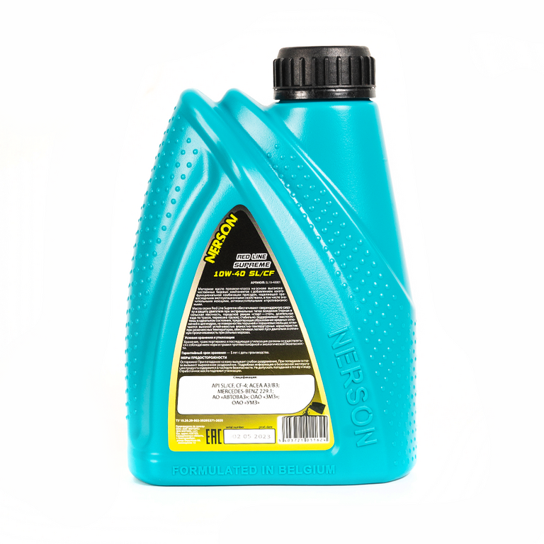 Моторное масло NERSON OIL SL1040001 Red Line Supreme semi-synthetic SL/CF 10W-40 1л