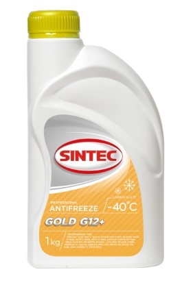 Антифриз Sintec Gold желтый G12+ (-40) 1 кг 800525